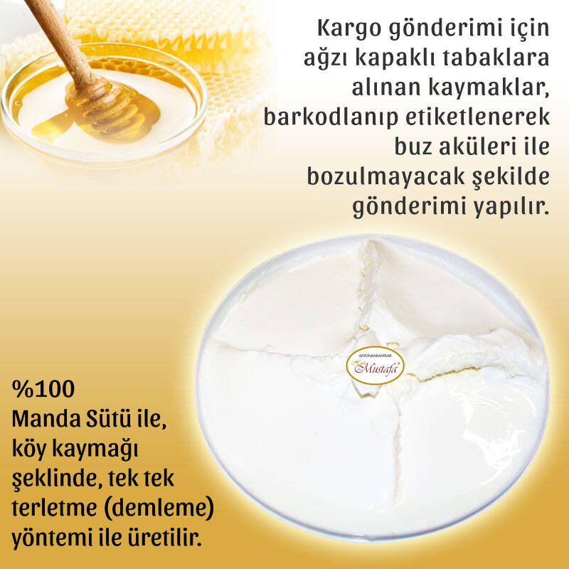 Afyon Manda Kaymağı 1 Tabak 250g - 4