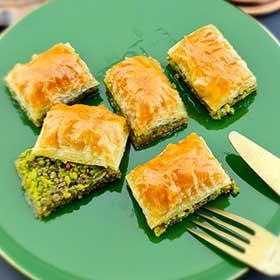 Baklava mit Pistazien 1000g - 1