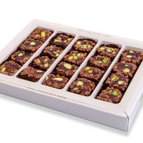 Chocolate Pomegranate Pistachio Turkish Delight Small Pack 300g - 3