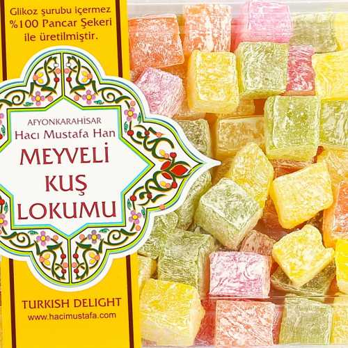 Çifte Kavrulmuş Meyveli Kuş Lokumu 300g - 2