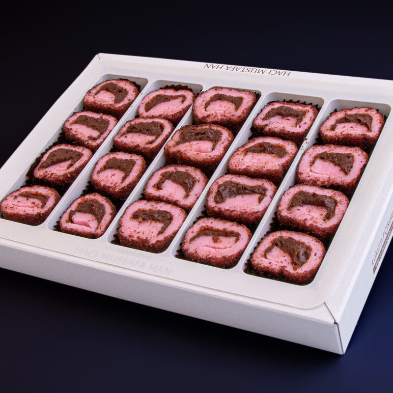 Çilekli Böğürtlenli Çikolatalı Lokum Küçük Paket 300g - 3