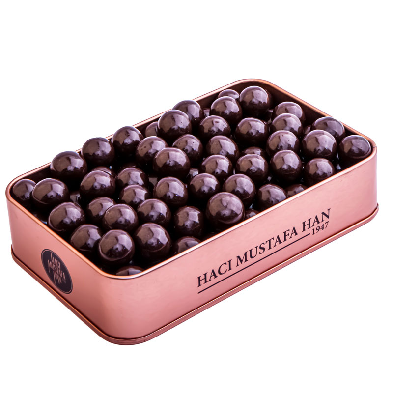 Dark Hazelnut Dragee Tin Box 350g - 3