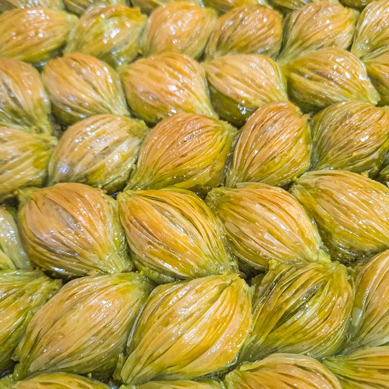 Fıstıklı Midye Baklava 1000g - 3