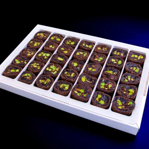 Pistachio Brownie Turkish Delight Medium Pack 525g - 3