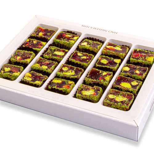 Pistachio Coated Turkish Delight with Forest Fruit and Pistachio Small Pack 300g - 2