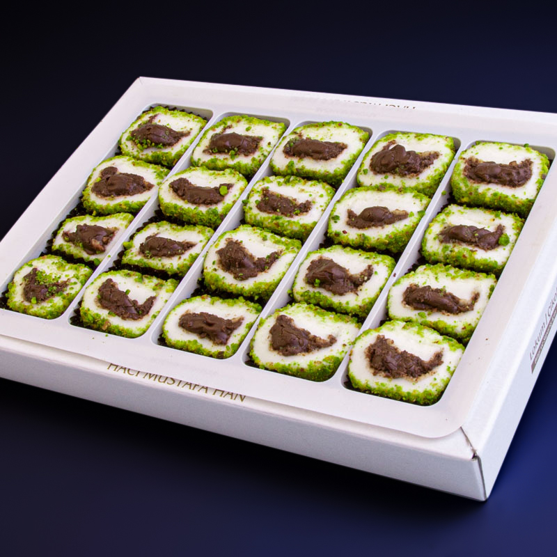 Pistazienüberzogene Schokolade Sultan Turkish Delight Kleinpackung 300g - 3