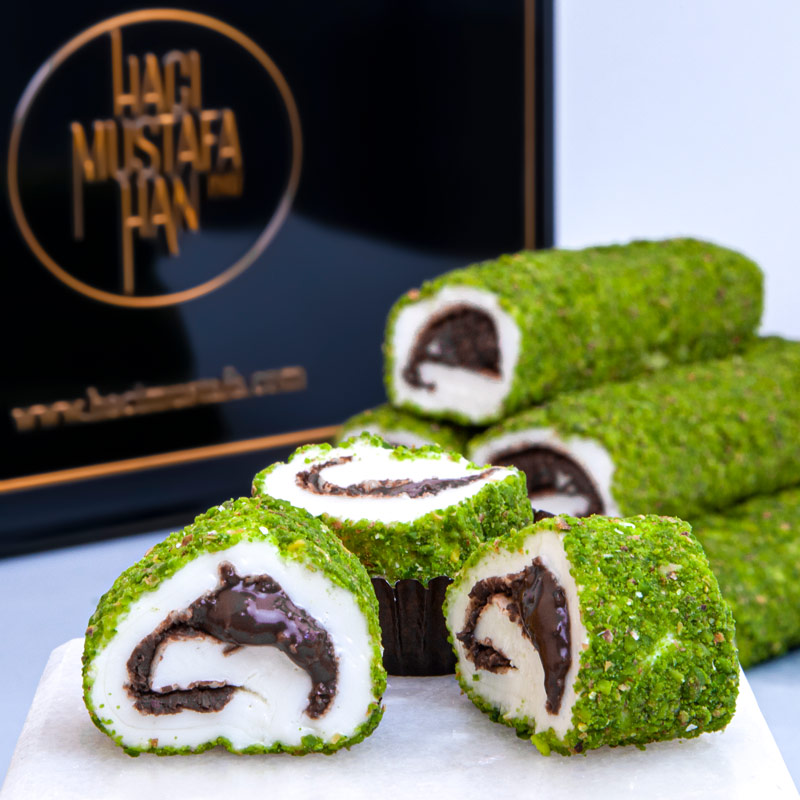 Pistazienüberzogene Schokolade Sultan Turkish Delight Mittlere Packung 525g - 1