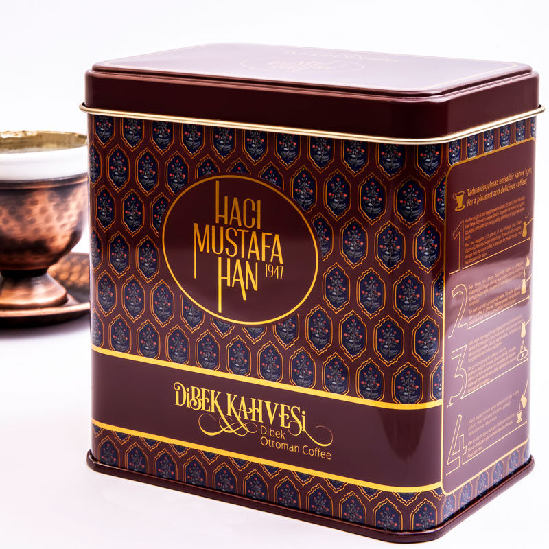 Жестяная коробка для молотого Османского кофе 250 г - 1