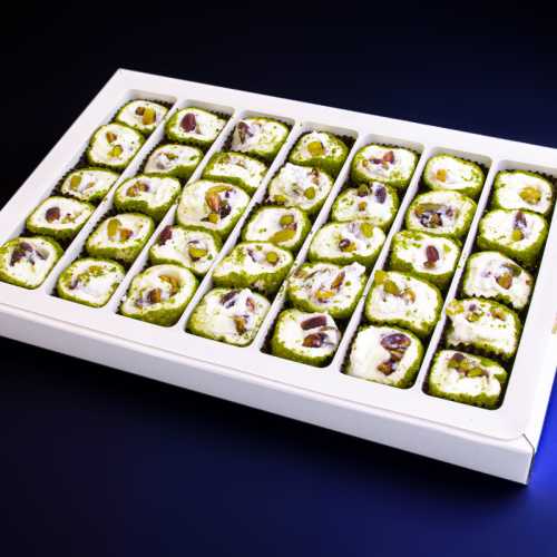 Special Pistachio Manda Cream Turkish Delight Medium Pack 525g - 3