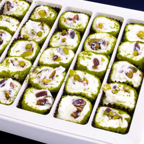 Special Pistachio Manda Cream Turkish Delight Small Pack 300g - 2