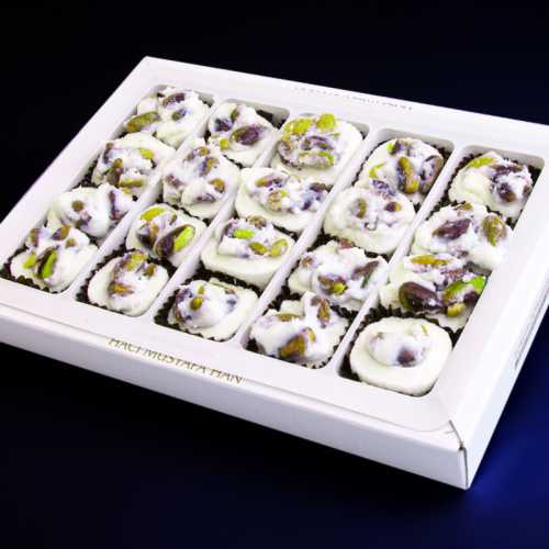 Sultan Manda Turkish Delight with Cream and Pistachio Small Pack 300g - 3