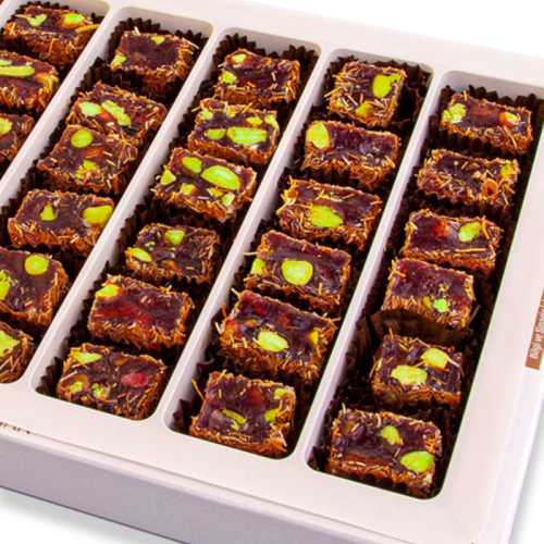 Turkish Delight with Kadayıf, Pomegranate & Blackberry, Pistachio Medium Pack 630g - 2