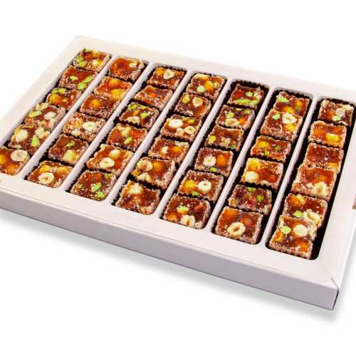 Turkish Delight with Orange Hazelnut and Pistachio Medium Pack 630g - 3