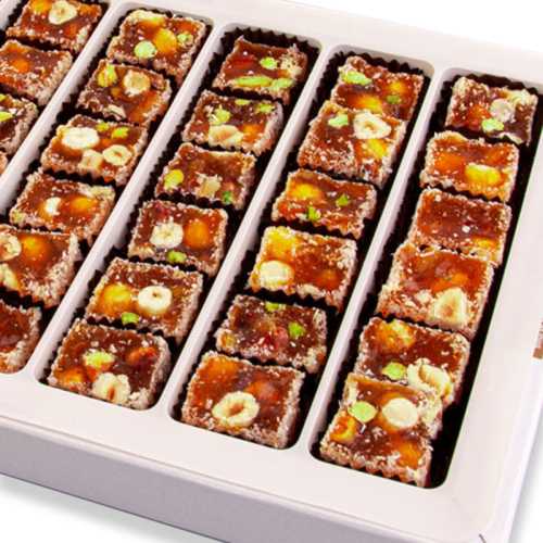 Turkish Delight with Orange Hazelnut and Pistachio Small Pack 300g - 2