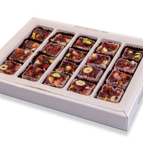 Turkish Delight with Pomegranate Hazelnut Pistachio Small Pack 300g - 3